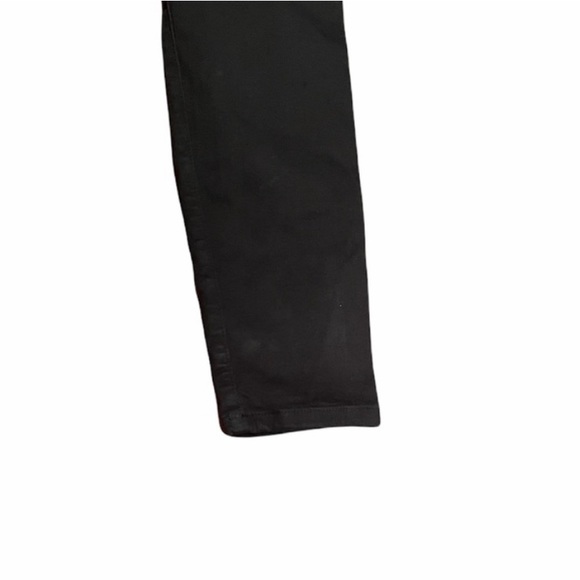 Frame Distressed ripped neutral black wash denim skinny jeans size 26 - Picture 7 of 13